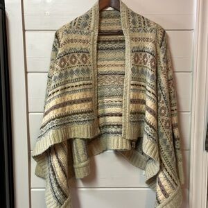 Sleeping on Snow Anthropologie Wool Knit Open Front Cardigan
Women’s Size S.